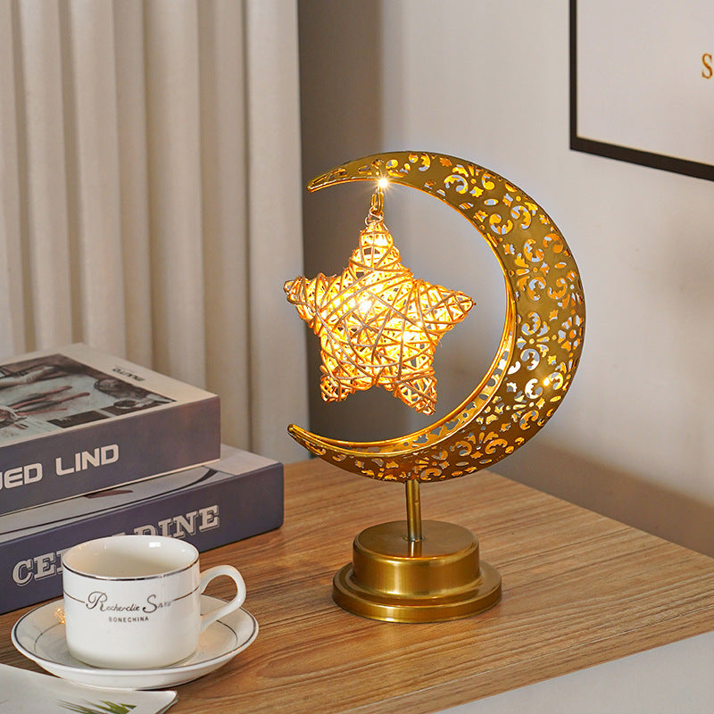 Modeling Lamp LED Creative Personality Iron Moon