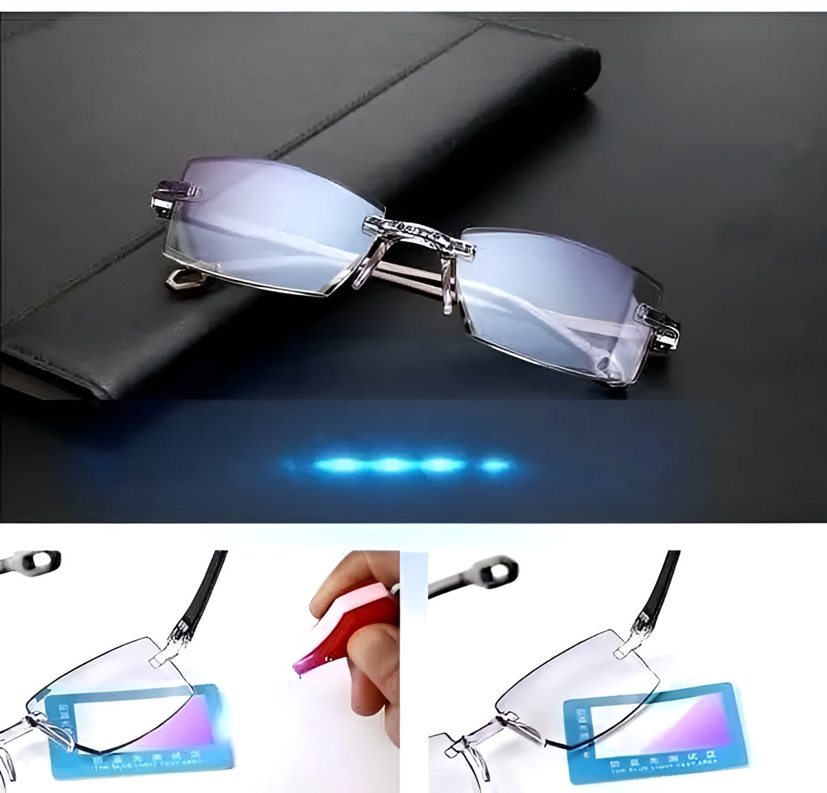 Blue Light Blocking Reading Glasses (Pack of 2) | Lightweight Daily Use Computer Reading Glasses for Men & Women