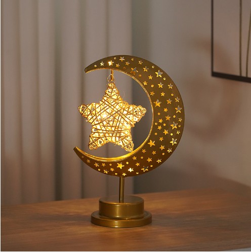 Modeling Lamp LED Creative Personality Iron Moon