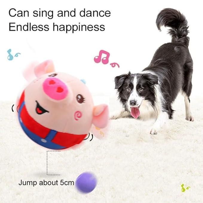 Dancing Piggy Ball Toy | Rolling Toy for Pets