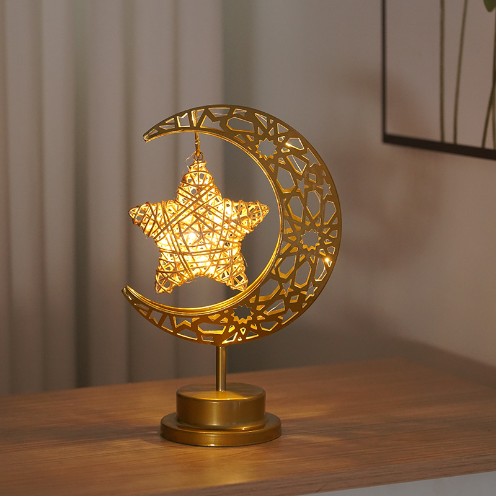 Modeling Lamp LED Creative Personality Iron Moon