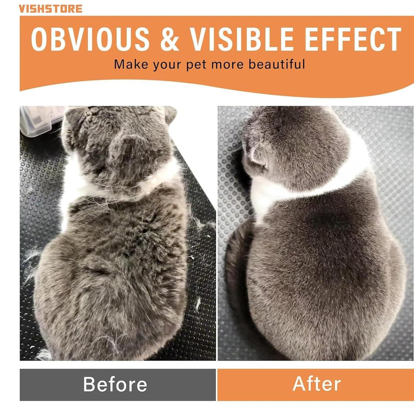 Steam Brush for Dogs & Cats | Pet Grooming & Deshedding Brush