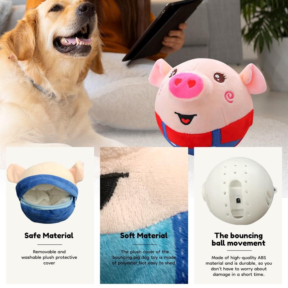 Dancing Piggy Ball Toy | Rolling Toy for Pets