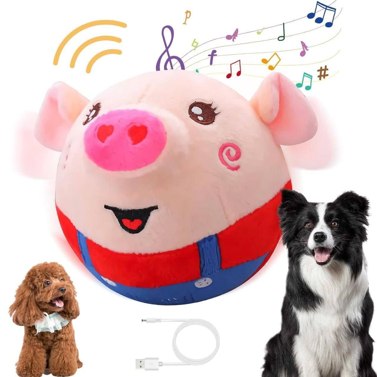Dancing Piggy Ball Toy | Rolling Toy for Pets